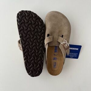Birkenstock Boston Suede Clogs